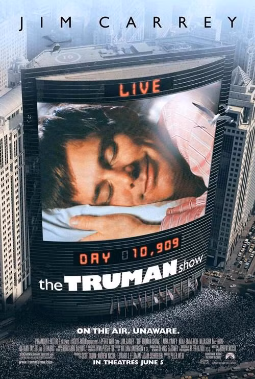 Harry so sánh cuộc sống của mình ở Hoàng gia với phim "The Truman Show". Ảnh: IMDB.