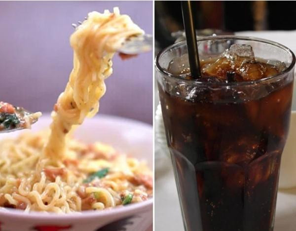 Anh Vương ăn mỳ gói và uống nước ngọt có gas cho bữa tối. Ảnh minh họa: The Jakarta Post; Medical Express. Anh Vương ăn mỳ gói và uống nước ngọt có gas cho bữa tối. Ảnh minh họa: The Jakarta Post; Medical Express.