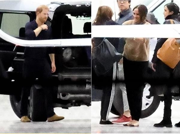 Harry - Meghan đi máy bay riêng từ New York về California. Ảnh: BackGrid. Harry - Meghan đi máy bay riêng từ New York về California. Ảnh: BackGrid.