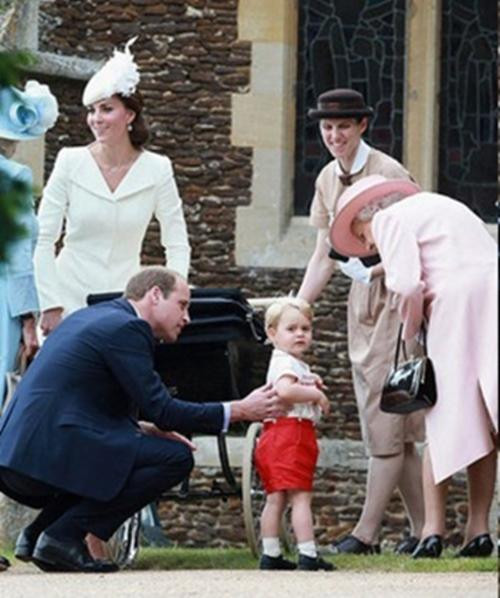 George gọi Nữ hoàng là "Gan-Gan". Ảnh: Getty Images.