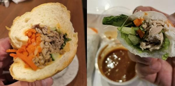 Quán có bán nhiều món Việt như bánh mỳ, cuốn.... Ảnh: Facebook.