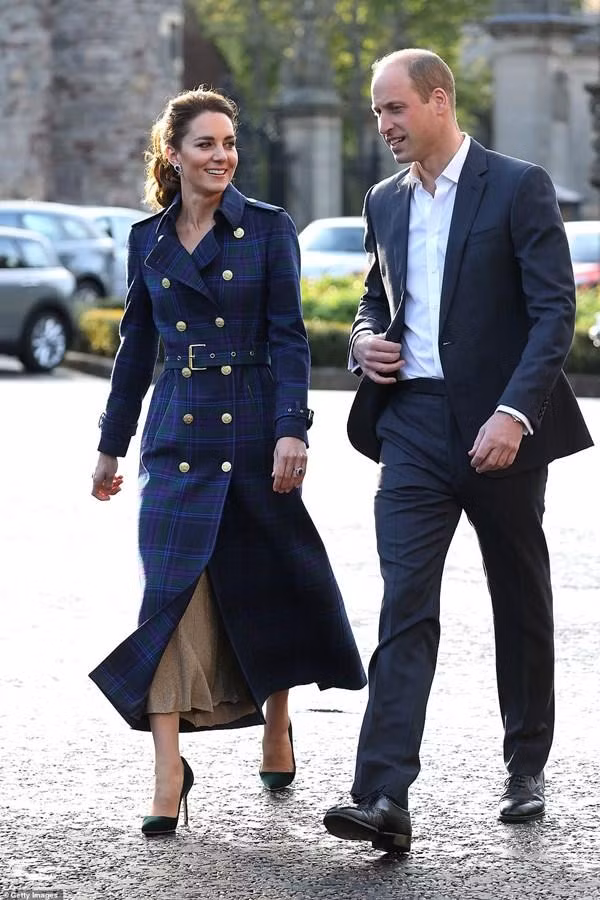 Vợ chồng William - Kate tại Scotland. Ảnh: Getty Images.