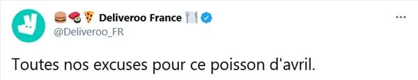 Deliveroo ở Pháp phải đăng lời xin lỗi. Ảnh: Twitter. Deliveroo ở Pháp phải đăng lời xin lỗi. Ảnh: Twitter.