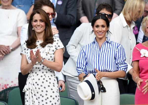 Meghan và Kate hồi chưa có vụ Megxit. Ảnh: WireImage. Meghan và Kate hồi chưa có vụ Megxit. Ảnh: WireImage.