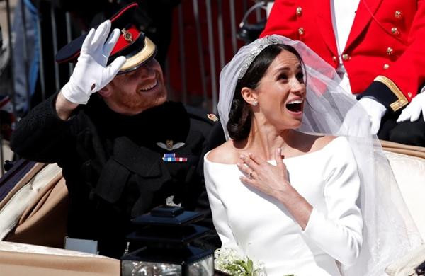 Trong đám cưới của Harry - Meghan không có nhiều bạn bè cũ, mà có nhiều bạn mới và nổi tiếng. Ảnh: Reuters.