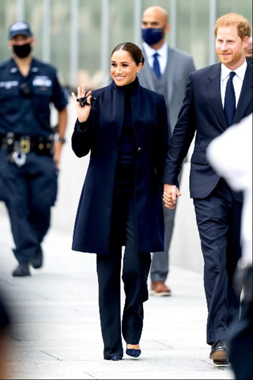 Meghan và Harry khi vừa đến New York (Mỹ). Ảnh: Gotham. Meghan và Harry khi vừa đến New York (Mỹ). Ảnh: Gotham.