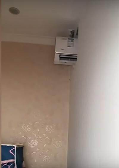 Phần điều hòa ở phòng con gái. Ảnh: SCMP.