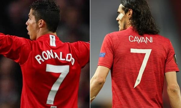 Cavani sẵn sàng trao số 7 cho Ronaldo? Ảnh: Firstportz; The Sun. Cavani sẵn sàng trao số 7 cho Ronaldo? Ảnh: Firstportz; The Sun.