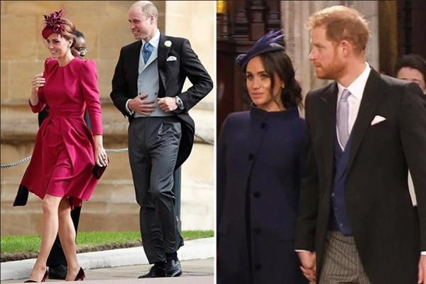 Giải pháp của nhà Beckham có thể sẽ là cứ mời cả William - Kate và Harry - Meghan. Ảnh: The Sun.
