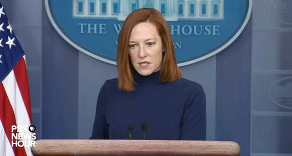 Jen Psaki, Thư ký Báo chí của Nhà Trắng, nói rằng đang có những nhận thức thiếu chính xác và không công bằng về cộng đồng người gốc Á. Ảnh: PBS.