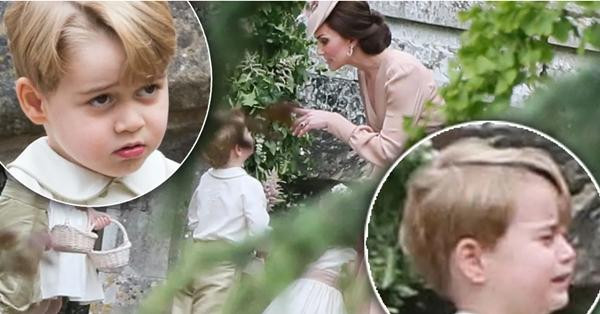 Hoàng tử George bị mẹ mắng đến phát khóc. Ảnh: Backgrid/ Mega. Hoàng tử George bị mẹ mắng đến phát khóc. Ảnh: Backgrid/ Mega.