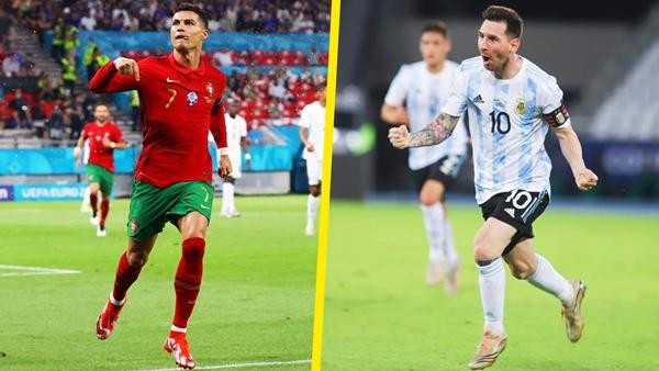 Suốt nhiều năm nay, tên Ronaldo và Messi thường xuyên được nhắc đến cùng nhau. Ảnh: YouTube. Suốt nhiều năm nay, tên Ronaldo và Messi thường xuyên được nhắc đến cùng nhau. Ảnh: YouTube.