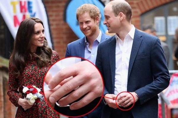William đã nói với Kate từ trước khi họ kết hôn, anh sẽ không đeo nhẫn cưới. Ảnh: DS. William đã nói với Kate từ trước khi họ kết hôn, anh sẽ không đeo nhẫn cưới. Ảnh: DS.