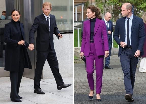 Một số fan của Harry - Meghan cho rằng công chúng khắt khe với cặp đôi xứ Sussex nhưng lại dễ dàng thông cảm với cặp đôi xứ Cambridge. Ảnh: Getty Images. Một số fan của Harry - Meghan cho rằng công chúng khắt khe với cặp đôi xứ Sussex nhưng lại dễ dàng thông cảm với cặp đôi xứ Cambridge. Ảnh: Getty Images.