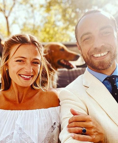 Em trai Công nương Kate và vợ mới cưới. Ảnh: James Middleton. Em trai Công nương Kate và vợ mới cưới. Ảnh: James Middleton.