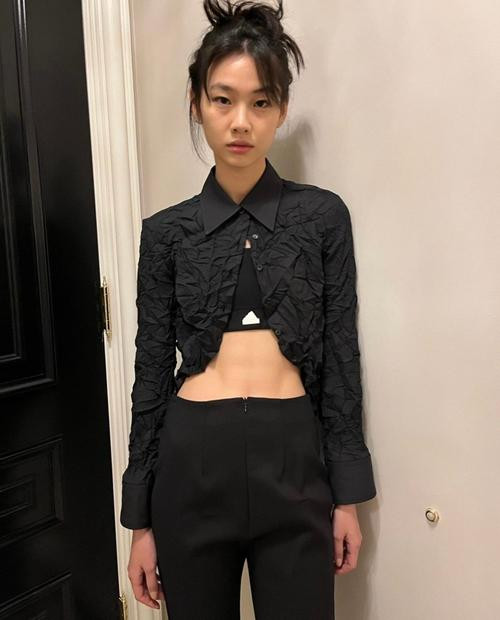 Jung Jung Ho Yeon nói cô "không có thời gian để ăn". Ảnh: Instagram. Jung Jung Ho Yeon nói cô "không có thời gian để ăn". Ảnh: Instagram.