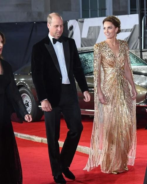 Vợ chồng William - Kate khi đến dự ra mắt phim. Ảnh: Instagram. Vợ chồng William - Kate khi đến dự ra mắt phim. Ảnh: Instagram.