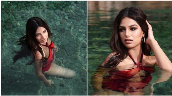 Sandhu trong quá trình dự thi. Ảnh: Instagram.