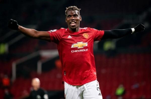 Paul Pogba trong màu áo M.U. Ảnh: Getty Images.
