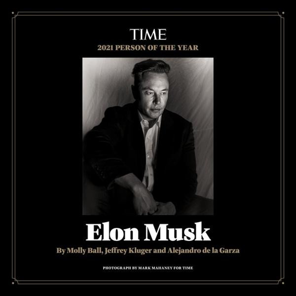 Tạp chí Time vinh danh Elon Musk là "Nhân vật của Năm 2021". Ảnh: Time.