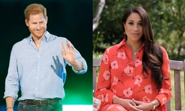 Harry và Meghan trong lần xuất hiện mới nhất. Ảnh: Kevin Winter/ Getty; The Sun.