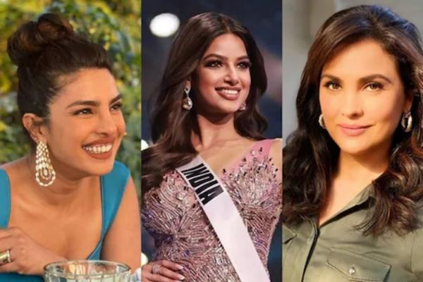 Thật tình cờ khi Harnaaz Sandhu ra đời đúng vào năm mà 2 Hoa hậu Ấn Độ giành được giải cao nhất trong các cuộc thi sắc đẹp quốc tế. Ảnh: News 18. Thật tình cờ khi Harnaaz Sandhu ra đời đúng vào năm mà 2 Hoa hậu Ấn Độ giành được giải cao nhất trong các cuộc thi sắc đẹp quốc tế. Ảnh: News 18.