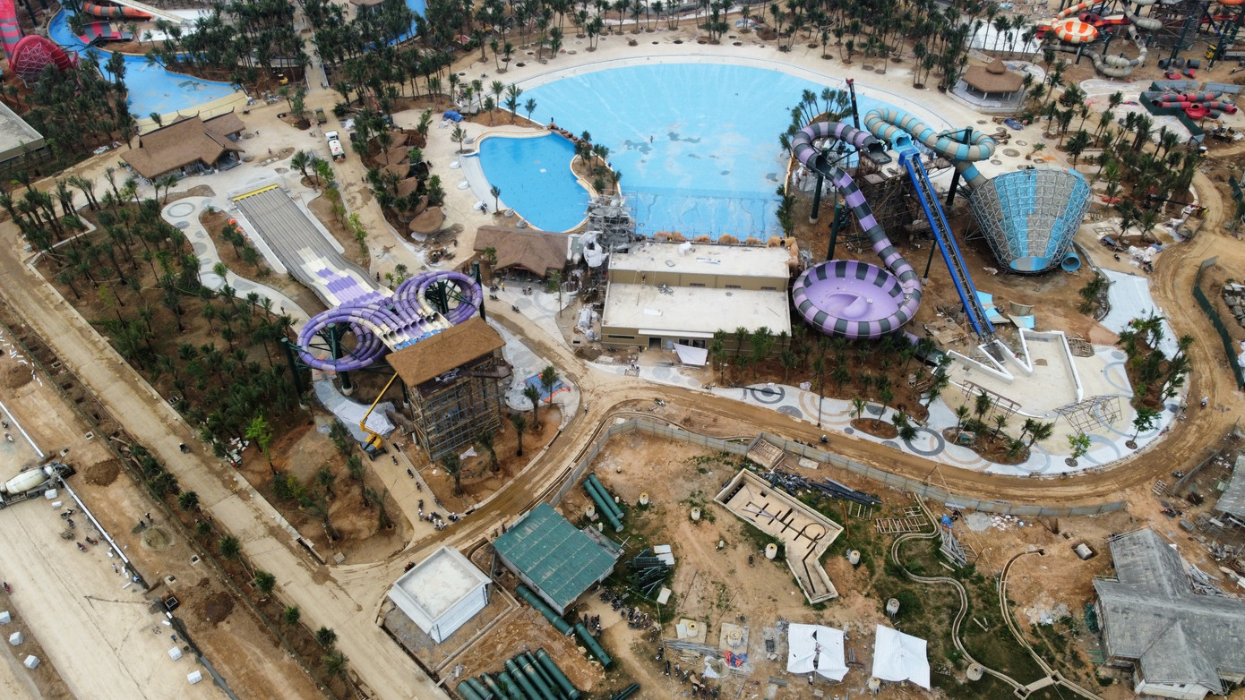 Chủ đầu tư đang hoàn thiện các hạng mục giai đoạn 1 của dự án để đưa công viên vào hoạt động vào cuối tháng 5.