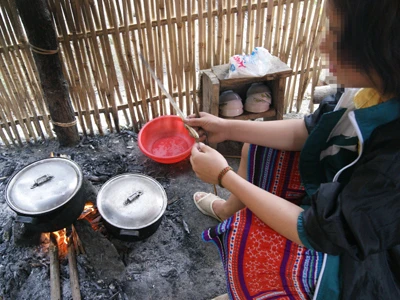 Gia Thị S. kể về những giờ phút kinh hoàng trong cuộc đời. Ảnh: L.H.V