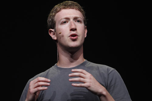 l Mark Zuckerberg coi Steve Jobs là thầy. Ảnh: Reuters l Mark Zuckerberg coi Steve Jobs là thầy