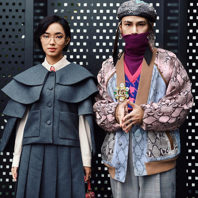 Châu Bùi diện đồ 'chống thị phi, khẩu nghiệp' ở tuần lễ thời trang ảnh 4