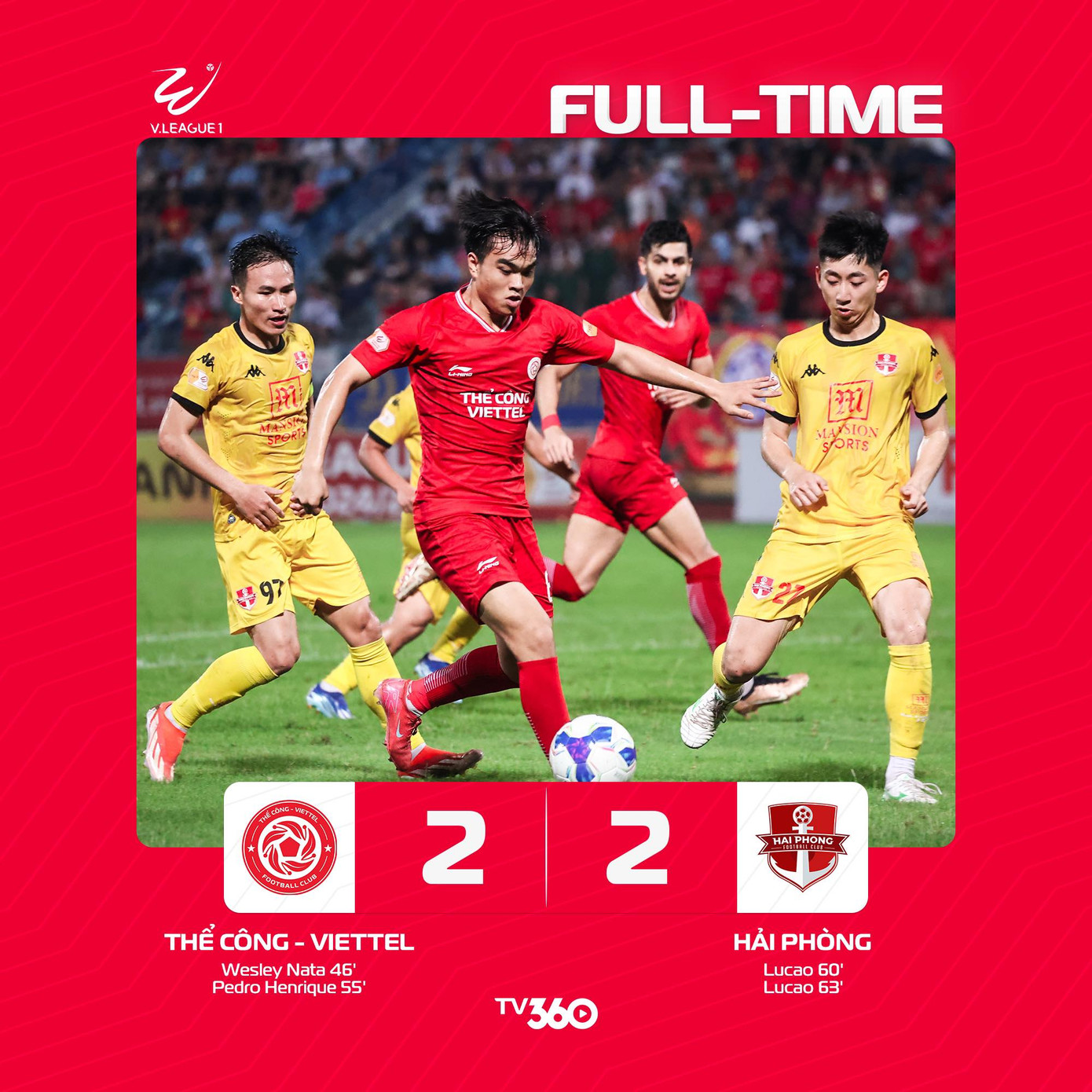 Hải Phòng buộc Thể Công Viettel chia điểm tại Hàng Đẫy ảnh 20 Hải Phòng buộc Thể Công Viettel chia điểm tại Hàng Đẫy ảnh 20
