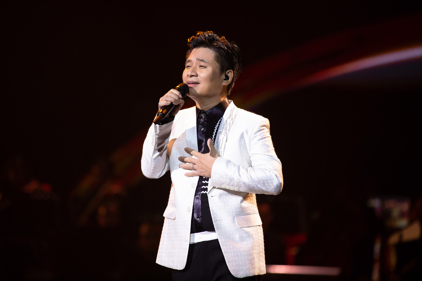 Ca sĩ Tấn Minh thể hiện ca khúc Bức thư tình đầu tiên - nhạc phẩm đã đưa tên tuổi của Đỗ Bảo đến gần với công chúng ở đầu thập niên 2000. Ngoài những ca khúc quen thuộc, live concert của Đỗ Bảo còn đưa đến cho khán giả nhiều nhạc phẩm mới, lần đầu trình làng. Và Nhớ chiếc hồn trong là một trong số đó. "Bài hát như tâm tư của một người trẻ nhưng đã đến tuổi bớt nghĩ chuyện trời, nghĩ nhiều chuyện đất", Tấn Minh chia sẻ.