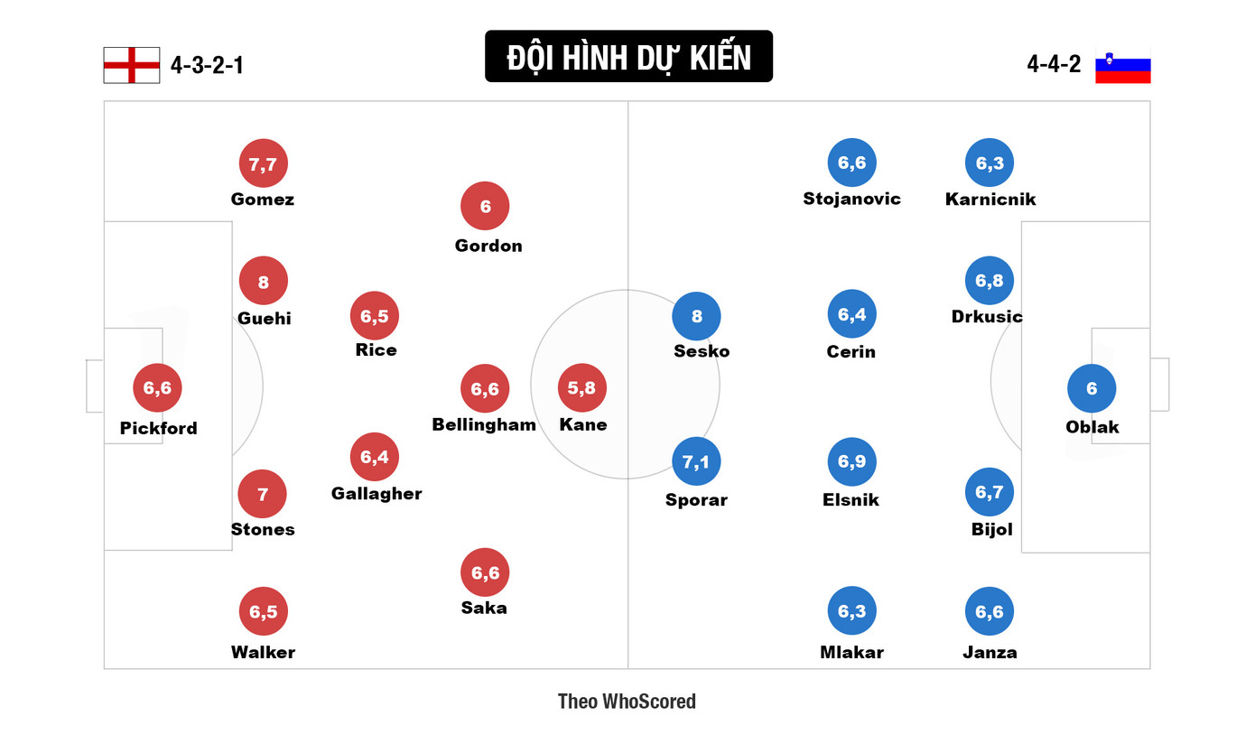  Slovenia ăn mừng khi cầm hoà Anh ảnh 1