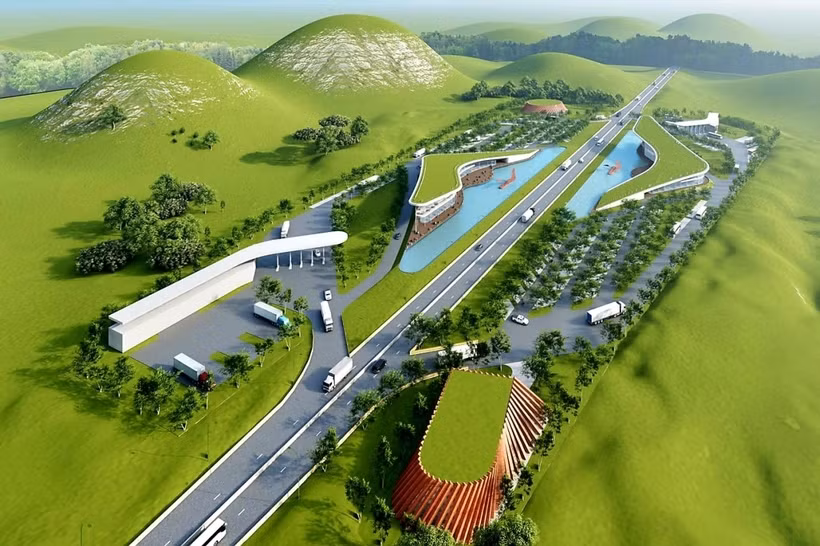 Phối cảnh một trạm dừng nghỉ trên cao tốc Bắc - Nam phía đông. Ảnh: Chinhphu.vn. Phối cảnh một trạm dừng nghỉ trên cao tốc Bắc - Nam phía đông. Ảnh: Chinhphu.vn.