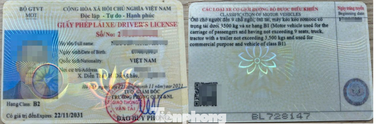 Từ ngày 1/1/2025, GPLX ô tô sẽ chỉ còn hạng B thay cho hạng B1 và B2 đang áp dụng. Ảnh: Lộc Liên. Từ ngày 1/1/2025, GPLX ô tô sẽ chỉ còn hạng B thay cho hạng B1 và B2 đang áp dụng. Ảnh: Lộc Liên.