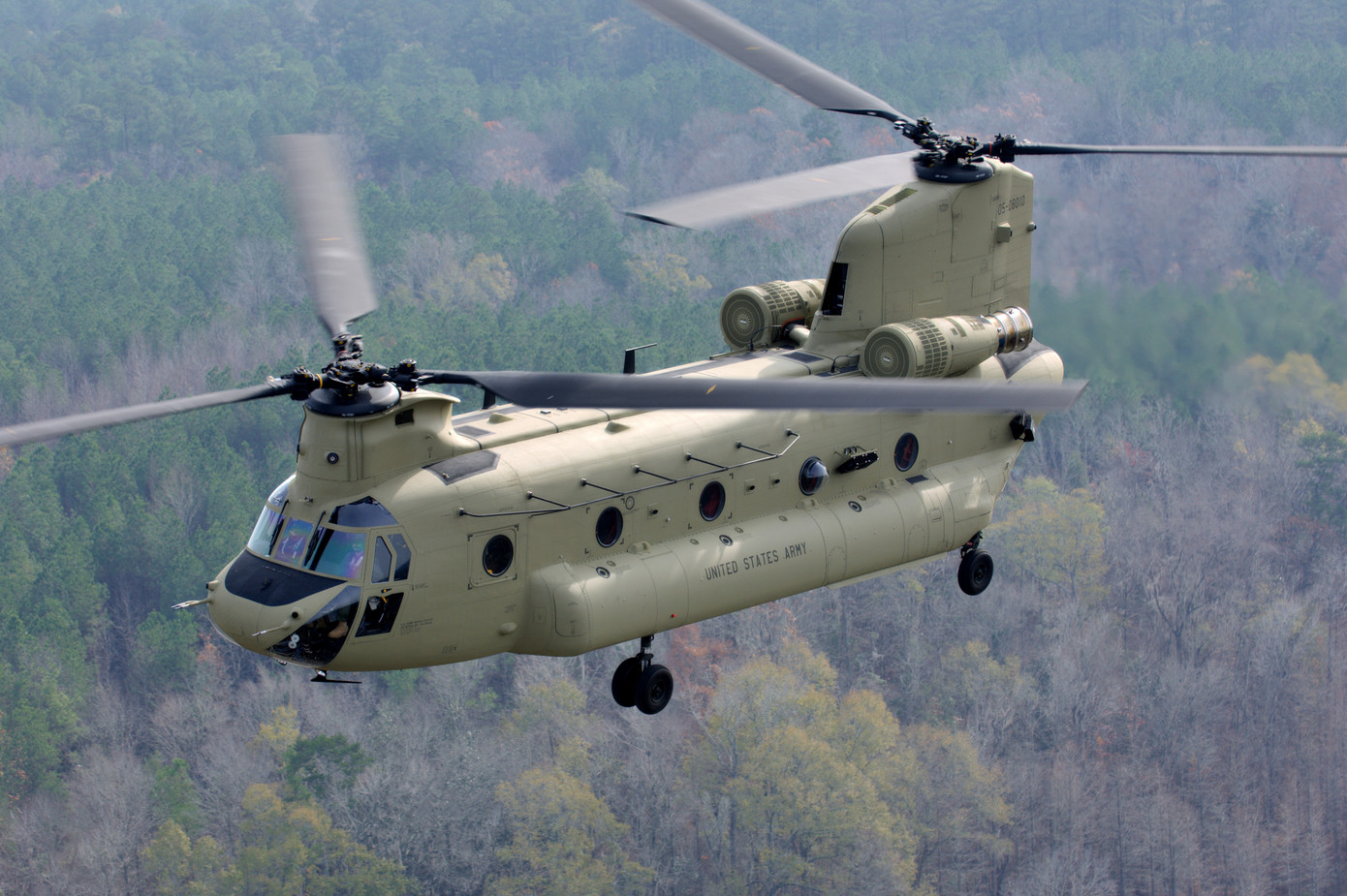 Hình ảnh tàu bay H-47 Chinook sẽ được trưng bày tại Triển lãm Quốc phòng quốc tế Việt Nam 2024. Ảnh: Boeing.