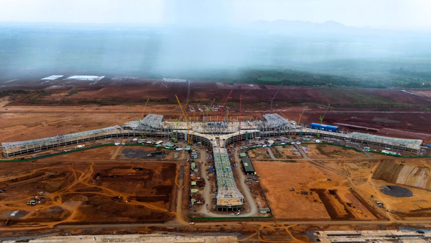 Công trường Cảng HKQT Long Thành. Ảnh: ACV. Công trường Cảng HKQT Long Thành. Ảnh: ACV.