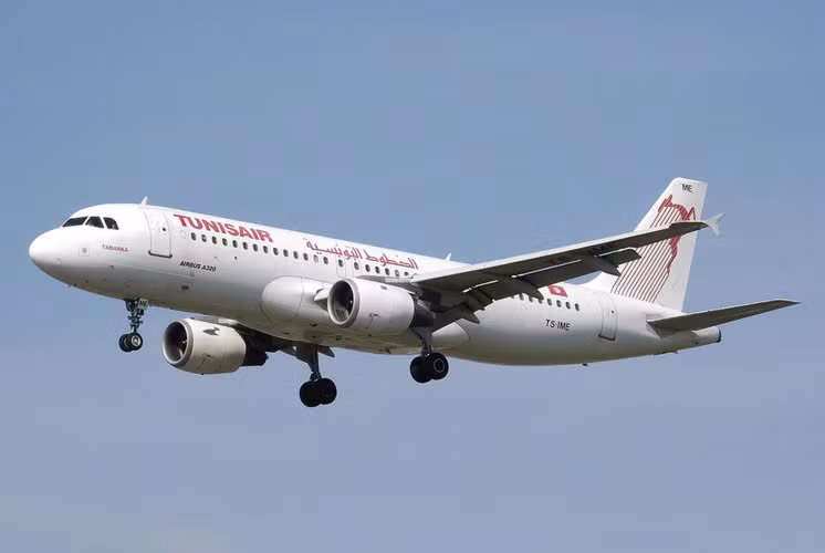 Hãng hàng không quốc gia Tunisia - Tunisair là hãng hàng không tệ nhất thế giới năm 2024. Ảnh: Ronald Vermeulen.