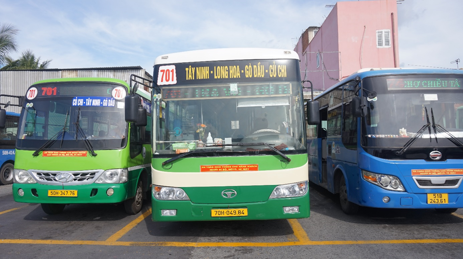 Xe buýt số 70-1. Ảnh: Trung tâm Quản lý Giao thông công cộng TPHCM Xe buýt số 70-1. Ảnh: Trung tâm Quản lý Giao thông công cộng TPHCM