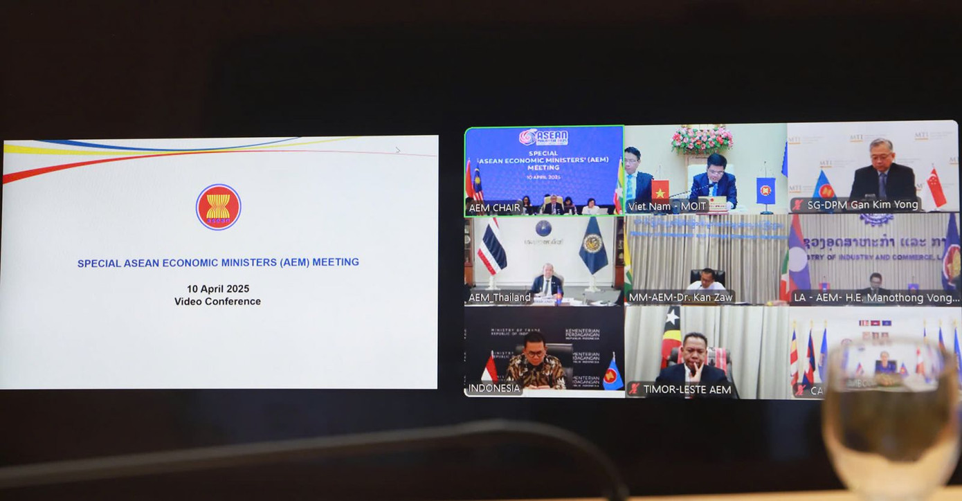 Các Bộ trưởng kinh tế ASEAN bày tỏ quan ngại sâu sắc về tác động tiêu cực của chính sách thuế mới của Mỹ.