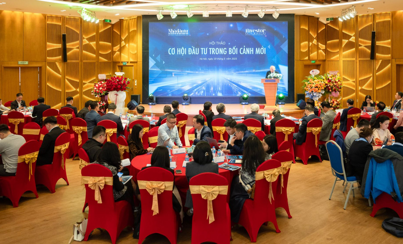 Toàn cảnh hội thảo cơ hội đầu tư trong bối cảnh mới. Ảnh Phạm Thắng.