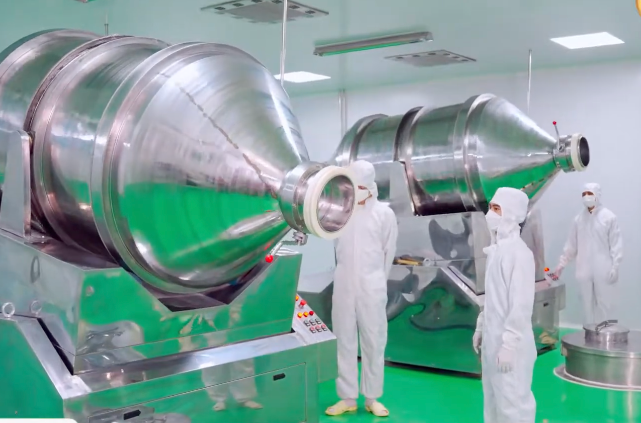 Bên trong nhà máy sản xuất của Công ty CP Dược dinh dưỡng Hacofood Group. Ảnh: Website Hacofood Group.