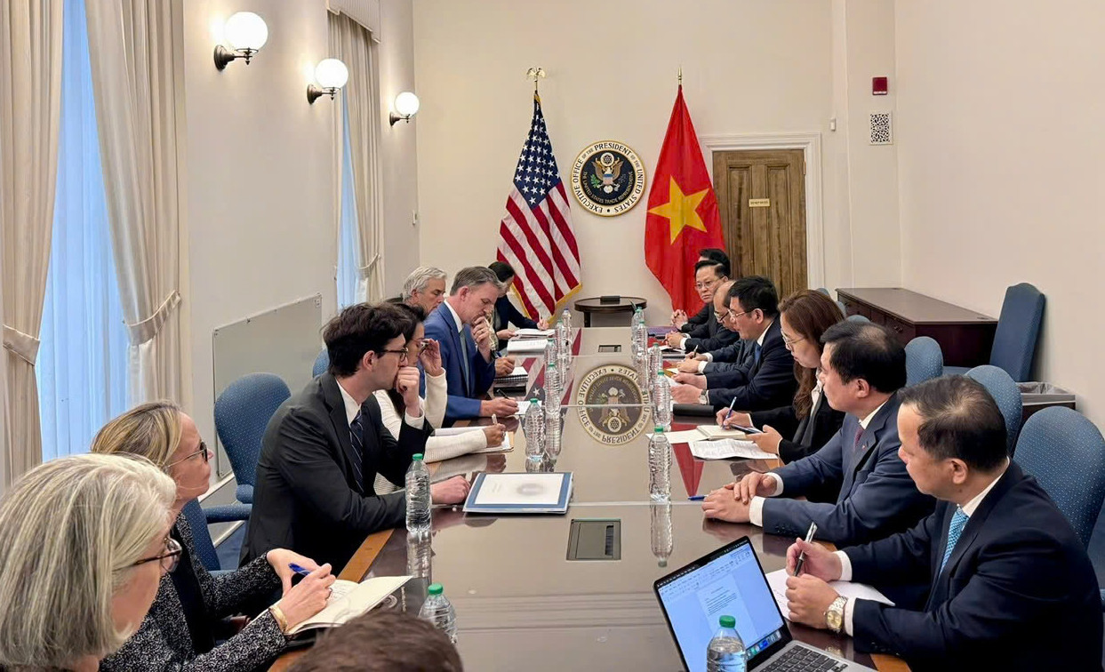 Vòng đàm phán lần thứ 2 Hiệp định song phương về thương mại đối ứng giữa Việt Nam và Mỹ được tổ chức từ ngày 19 đến 22/5 tại Washington D.C. Ảnh BCT.