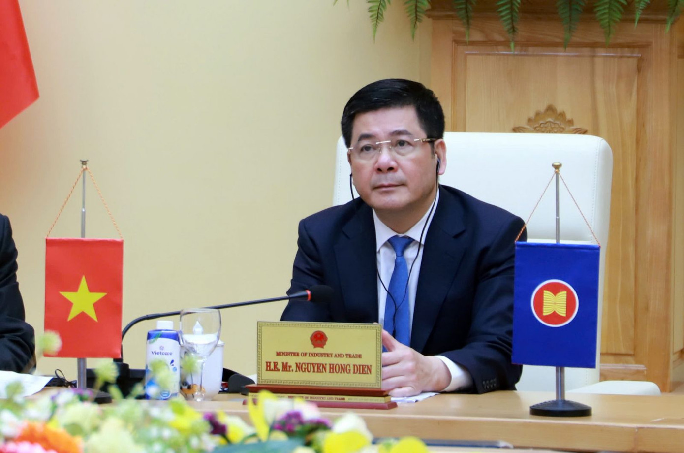 Bộ trưởng Nguyễn Hồng Diên tại hội nghị.