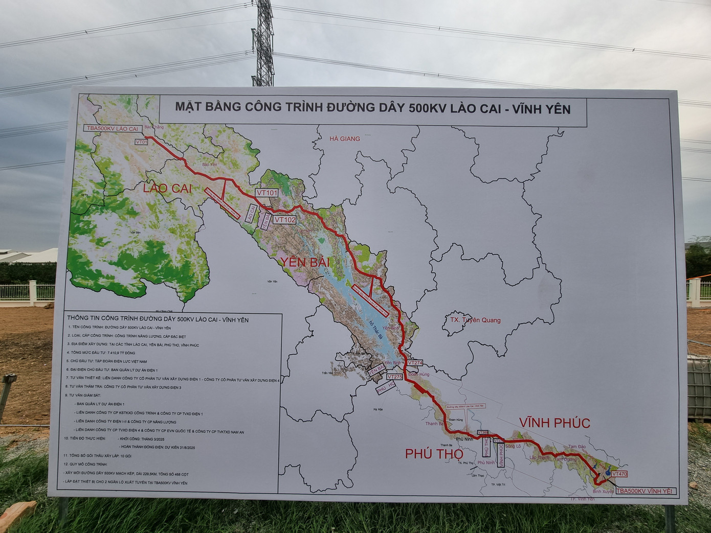 Dự án đi qua 4 tỉnh có vai trò truyền tải công suất các nhà máy thủy điện khu vực Tây Bắc và tăng nhập khẩu điện.