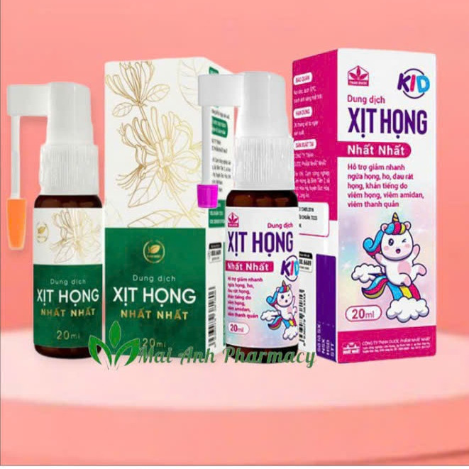 Sản phẩm dung dịch xịt họng Nhất Nhất được cơ quan chức năng xác định đưa thông tin gây nhầm lẫn cho khách hàng.