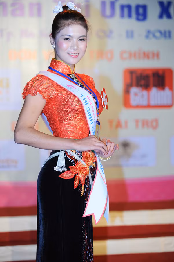 Thí sinh Hà Thị Hằng(SBD 15)dân tộc Thái tới từ Sơn La