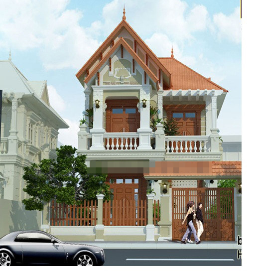 Những mẫu nhà 2 tầng đẹp cho gia đình 3 thế hệ ảnh 7