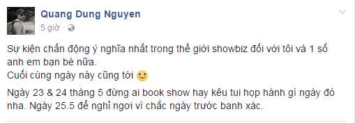 Fan "quay" đạo diễn Nguyễn Quang Dũng về đám cưới Mỹ Tâm ảnh 1
