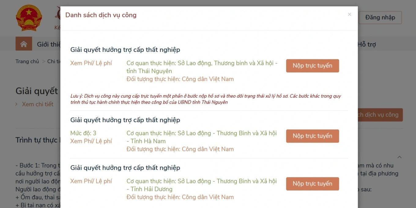 Để tiết kiệm thời gian, người lao động nghỉ việc muốn hưởng trợ cấp thất nghiệp có thể nộp hồ sơ trực tuyến qua Cổng dịch vụ công. Để tiết kiệm thời gian, người lao động nghỉ việc muốn hưởng trợ cấp thất nghiệp có thể nộp hồ sơ trực tuyến qua Cổng dịch vụ công.